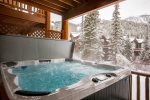 Kick back and relax in the hot tub